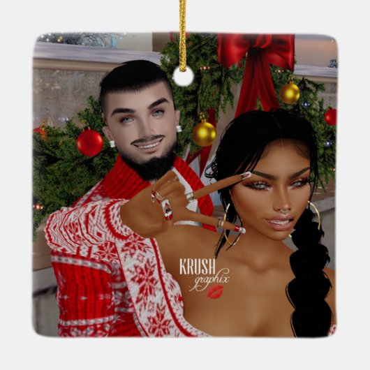 Krush Graphix door Ahsek Novel Ornament 1 (Achterkant)