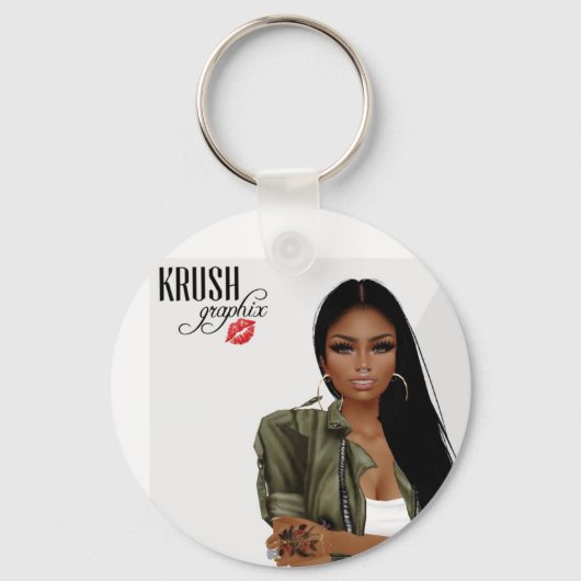 Krush Graphix door Ahsek Novel Sleutelhanger 2 (Voorkant)