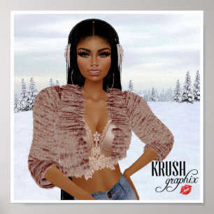Krush Graphix door Ahsek Novel Snow Day Poster 2