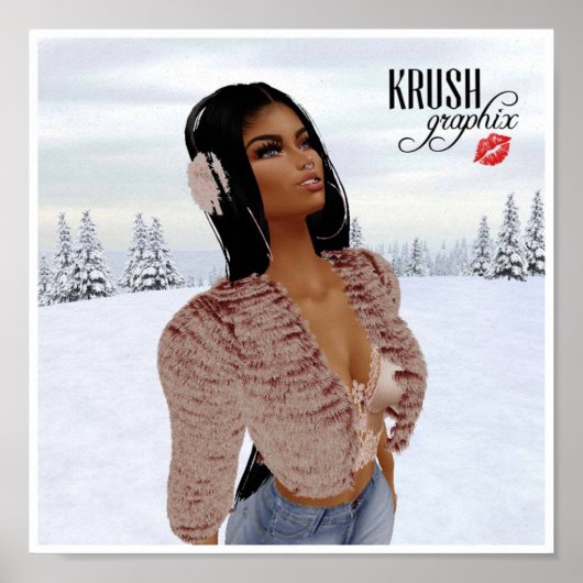 Krush Graphix door Ahsek Novel Snow Day Poster 4 (Voorkant)