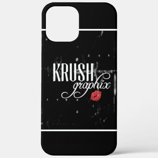 Krush Graphix iPhone 12 Pro Max Hoesje 1 (Achterkant)