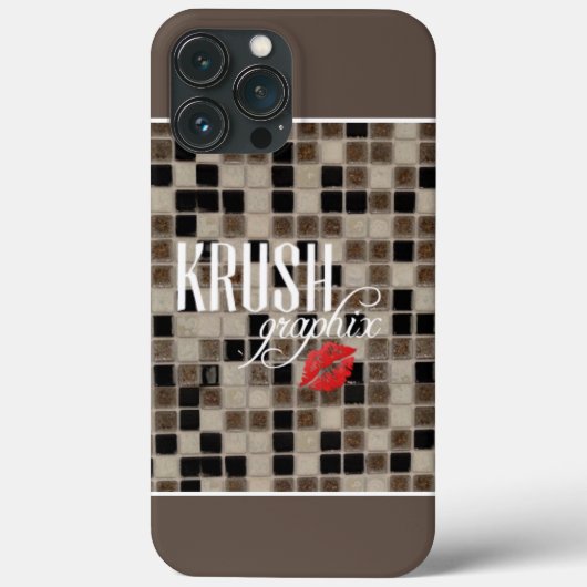 Krush Graphix iPhone 13 Pro Max Hoesje 1 (Achterkant)