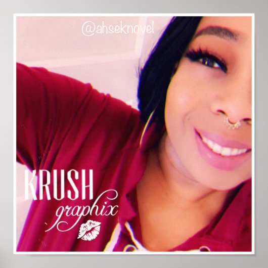 Krush Graphix Poster 11 van Ahsek Novel (Voorkant)