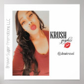 Krush Graphix Poster 9 van Ahsek Novel (Voorkant)