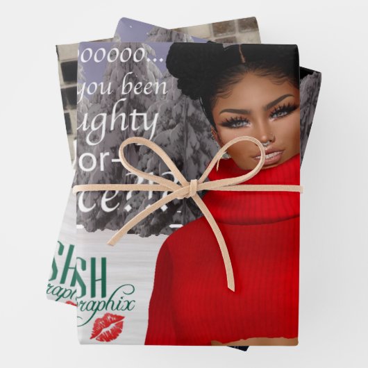 Krush Graphix van Ahsek Novel Cadeauverpakking 1 Inpakpapier Vel (In situ)