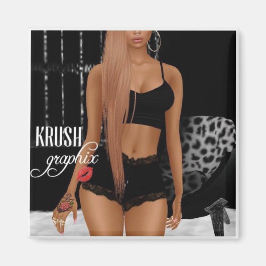 Krush Graphix van Ahsek Novel Magnet 1 (Voorkant)