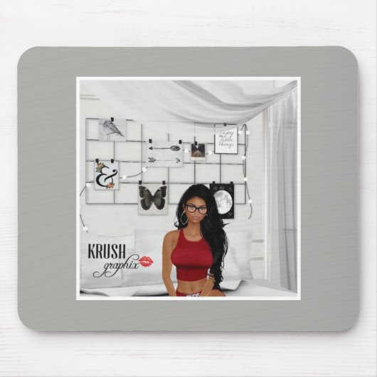 Krush Graphix van Ahsek Novel Mousepad 1 Muismat (Voorkant)