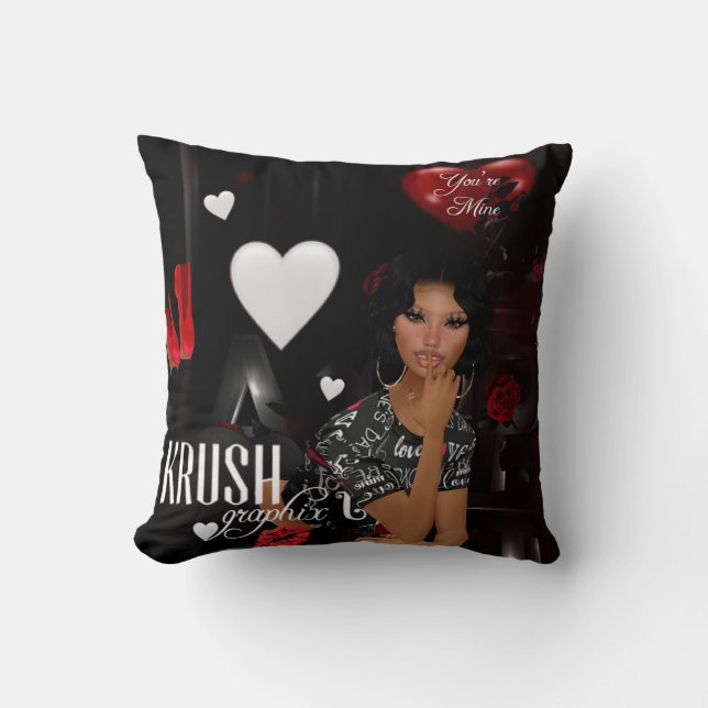 Krush Graphix van Ahsek Novel Pillow 4 Kussen (Voorkant)