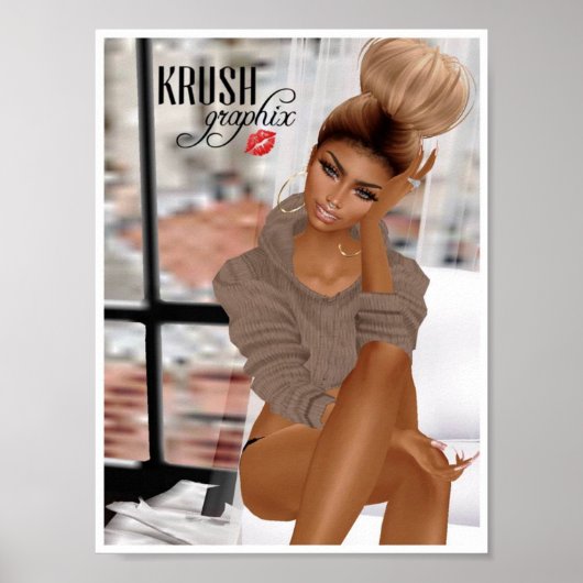Krush Graphix van Ahsek Novel Poster 22 (Voorkant)