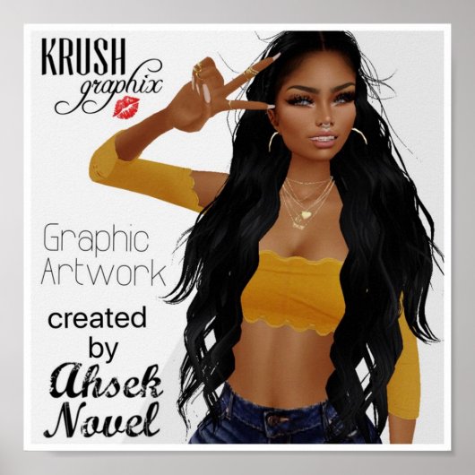 Krush Graphix van Ahsek Novel Poster 25