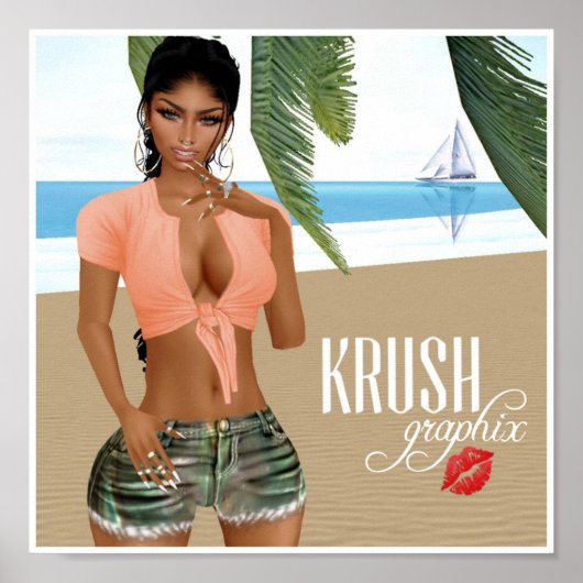 Krush Graphix van Ahsek Novel Poster 28 (Voorkant)