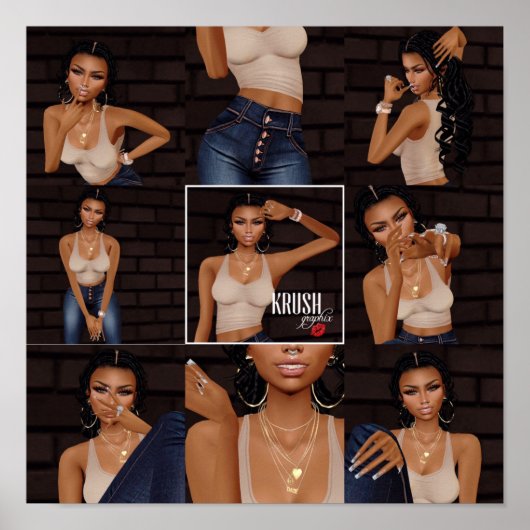 Krush Graphix van Ahsek Novel Poster 31 (Voorkant)