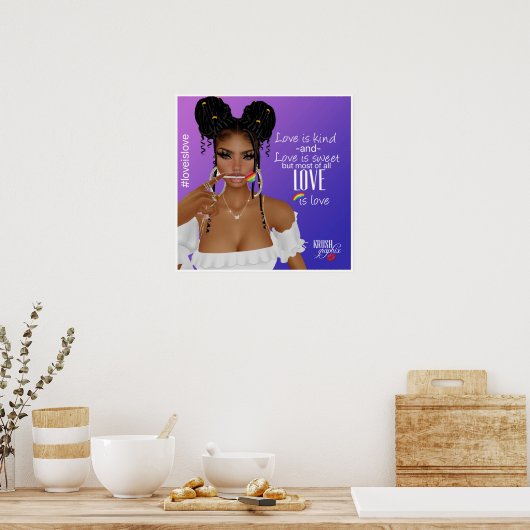 Krush Graphix van Ahsek Novel Pride Poster 1 (Keuken)