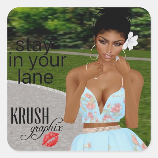 Krush Graphix van Ahsek Novel Stickers 13 (Voorkant)