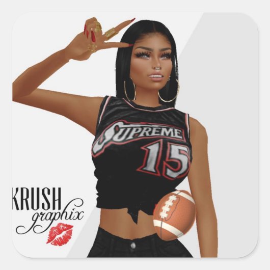 Krush Graphix van Ahsek Novel Stickers 21 (Voorkant)