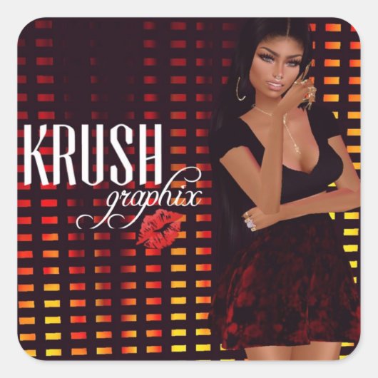 Krush Graphix van Ahsek Novel Stickers 36 (Voorkant)