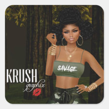 Krush Graphix van Ahsek Novel Stickers 41