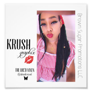 Krush Graphix x Ahsek Novel Pix 2 Foto Afdruk