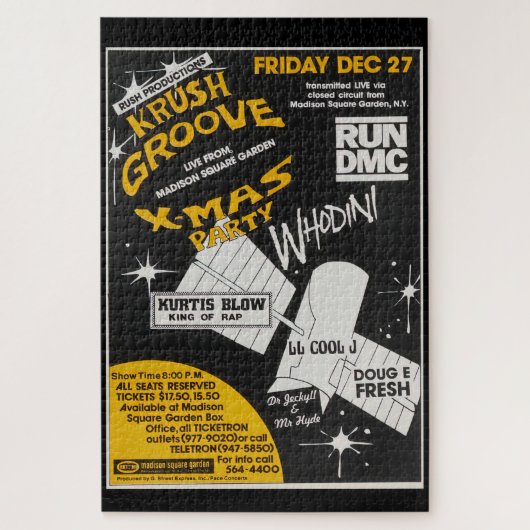 Krush Groove Kerstparty Legpuzzel (Verticaal)