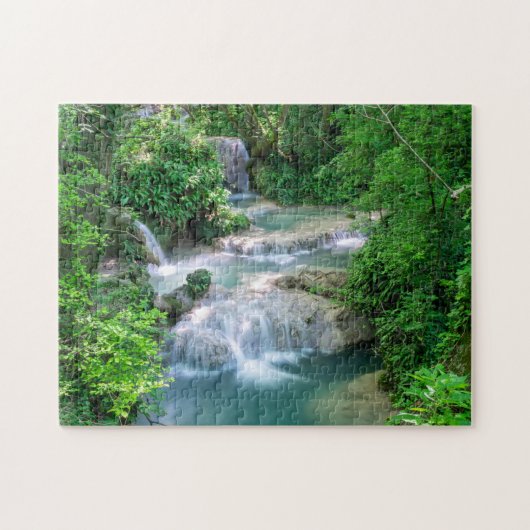 Krushuna Waterfall Krushunski Vodopadi Bulgarije Legpuzzel (Horizontaal)