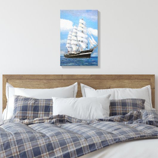 Kruzenshtern Canvas Afdruk (Insitu (Slaapkamer))