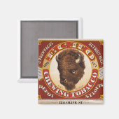 KRW 1873 Echo Chewing Tobacco Label Magnet (Voorkant / Achterkant)