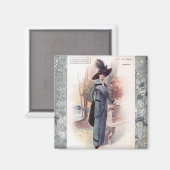KRW 1907 Franse Mode Magazine  magneet (Voorkant / Achterkant)