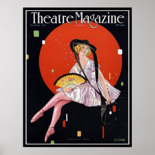KRW 1921 Theatertijdschrift Hoesje afdrukken Poster