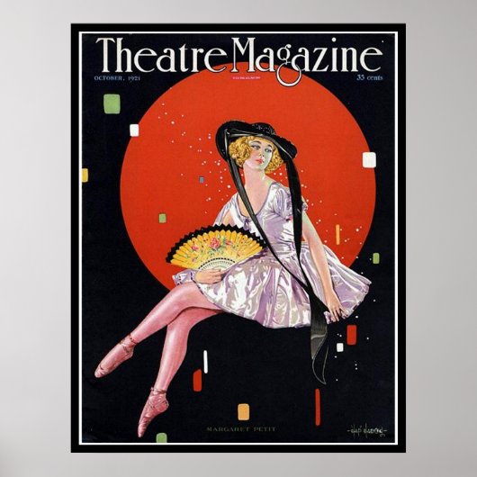KRW  1921 Theatertijdschrift Hoesje afdrukken Poster (Voorkant)
