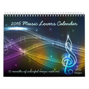 KRW 2016 Music Lovers Calendar Kalender