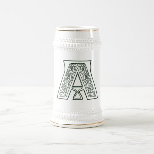 KRW - A - Celtic Monogram Stein Bierpul (Center)