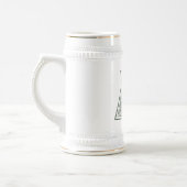 KRW - A - Celtic Monogram Stein Bierpul (Links)