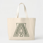 KRW - A - Celtic Monogrammed Canvas tas (Voorkant)