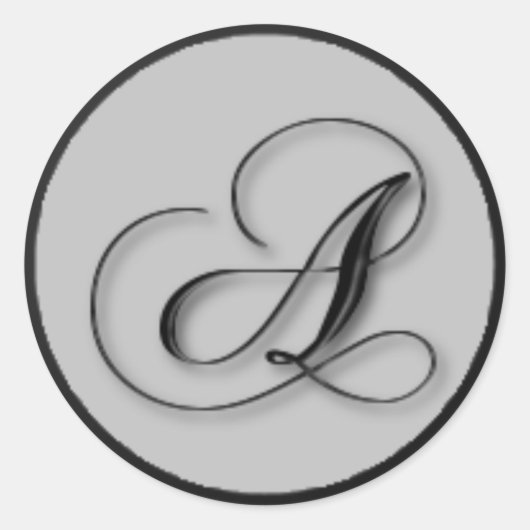 KRW - A - monogram zegel (Voorkant)
