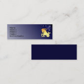 KRW Aangepaste Capricorn Zodiac Sign Profile Card Mini Visitekaartje (Voorkant / Achterkant)