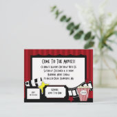 KRW Aangepaste Film Verjaardagsfeestuitnodigingen Kaart (Staand voorkant)