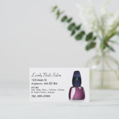 KRW Aanwijzing op maat Nail Salon Afsprakenkaartje (Staand voorkant)