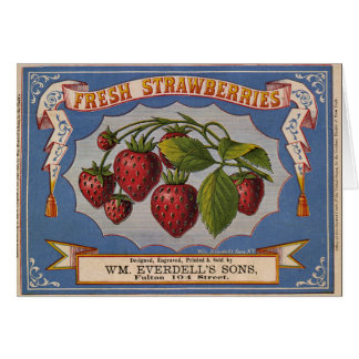 KRW  aardbeien Krateletiket