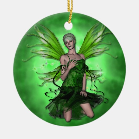KRW Absinthe The Green Faery Fantasy Ornament (Voorkant)