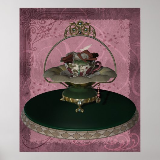 KRW African American Tea Cup Faerie Poster (Voorkant)