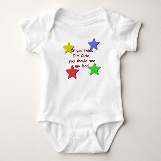 KRW als je denkt dat ik m'n vader Baby Shirt zie (Voorkant)