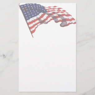 KRW American Flag Stationery Briefpapier