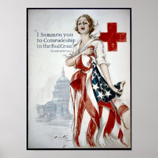 KRW American Red Cross Poster (Voorkant)