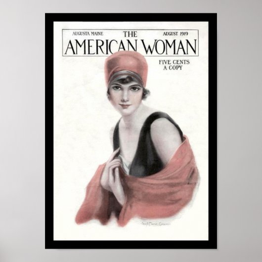 KRW  American Woman Magazine 1919 Print (Voorkant)