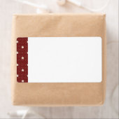 KRW Americana Red Star Blank Verzendlabel (Insitu)