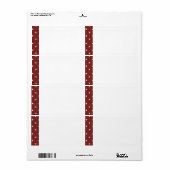 KRW Americana Red Star Blank Verzendlabel (Full Sheet)