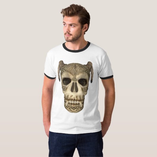 KRW Ancient Celtic Skull T-shirt (Voorkant volledig)