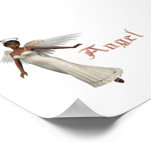 KRW Angel African American Poster (Hoek)