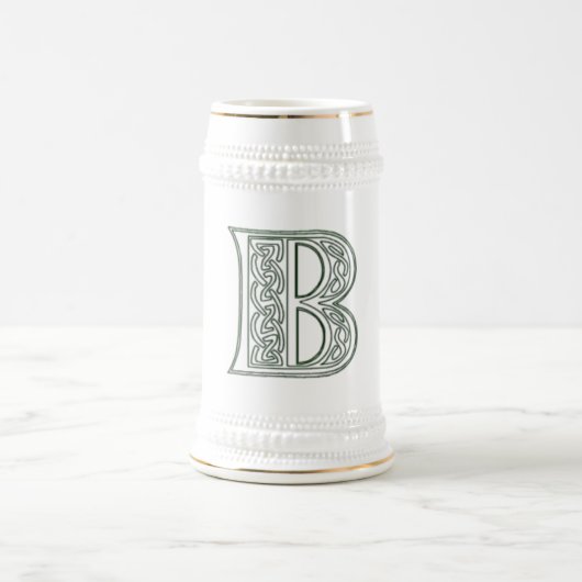 KRW - B - Celtic Monogram Stein Bierpul (Center)