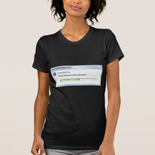 KRW Baby Upload in Progress moederschap T-shirt (Voorkant)